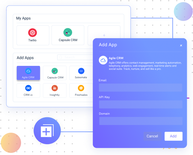 share contacts to agilecrm