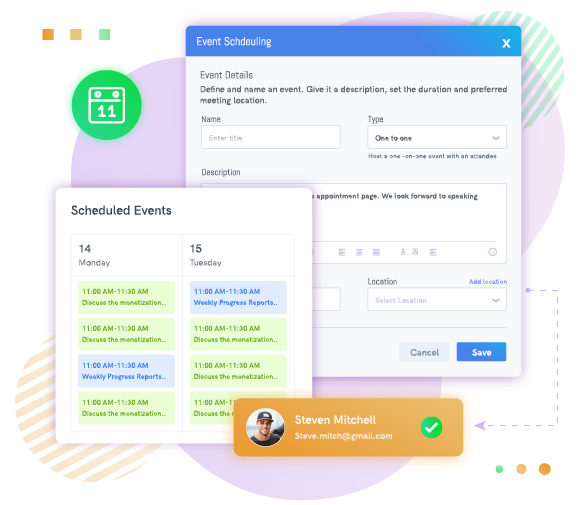 event scheduling
