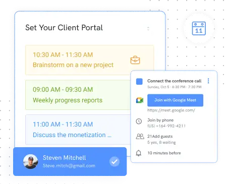 set your client portal